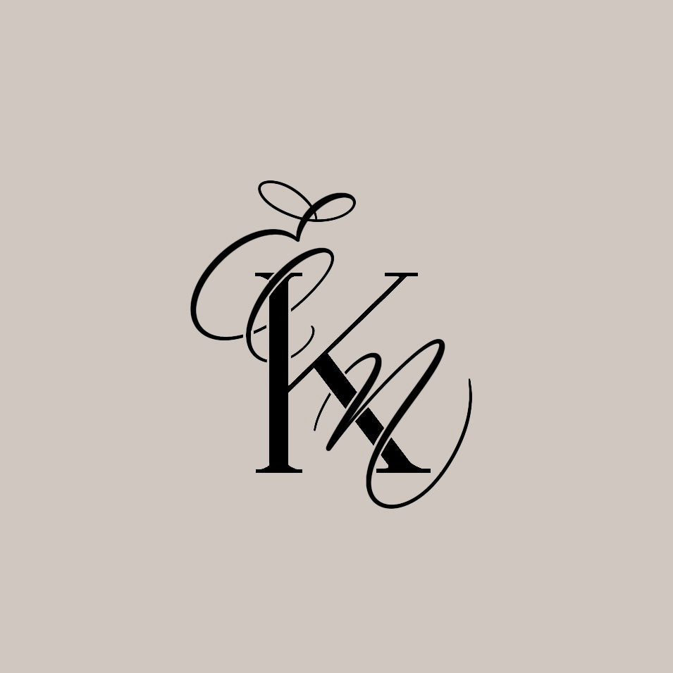 DIGITAL CALLIGRAPHY | MODERN MONOGRAM (3 INITIALS)